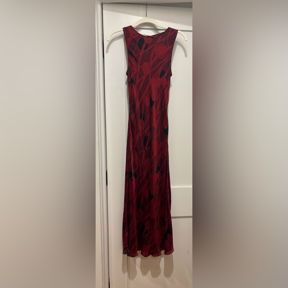 Calvin Klein Red and Black Dress